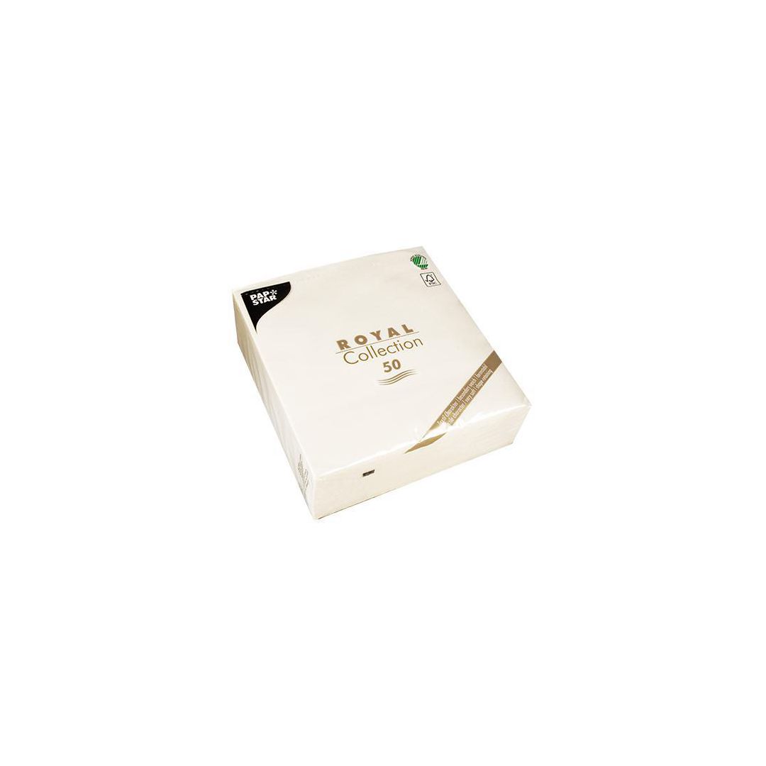 Serviett PAPSTAR RC 40x40cm hvit (50)
