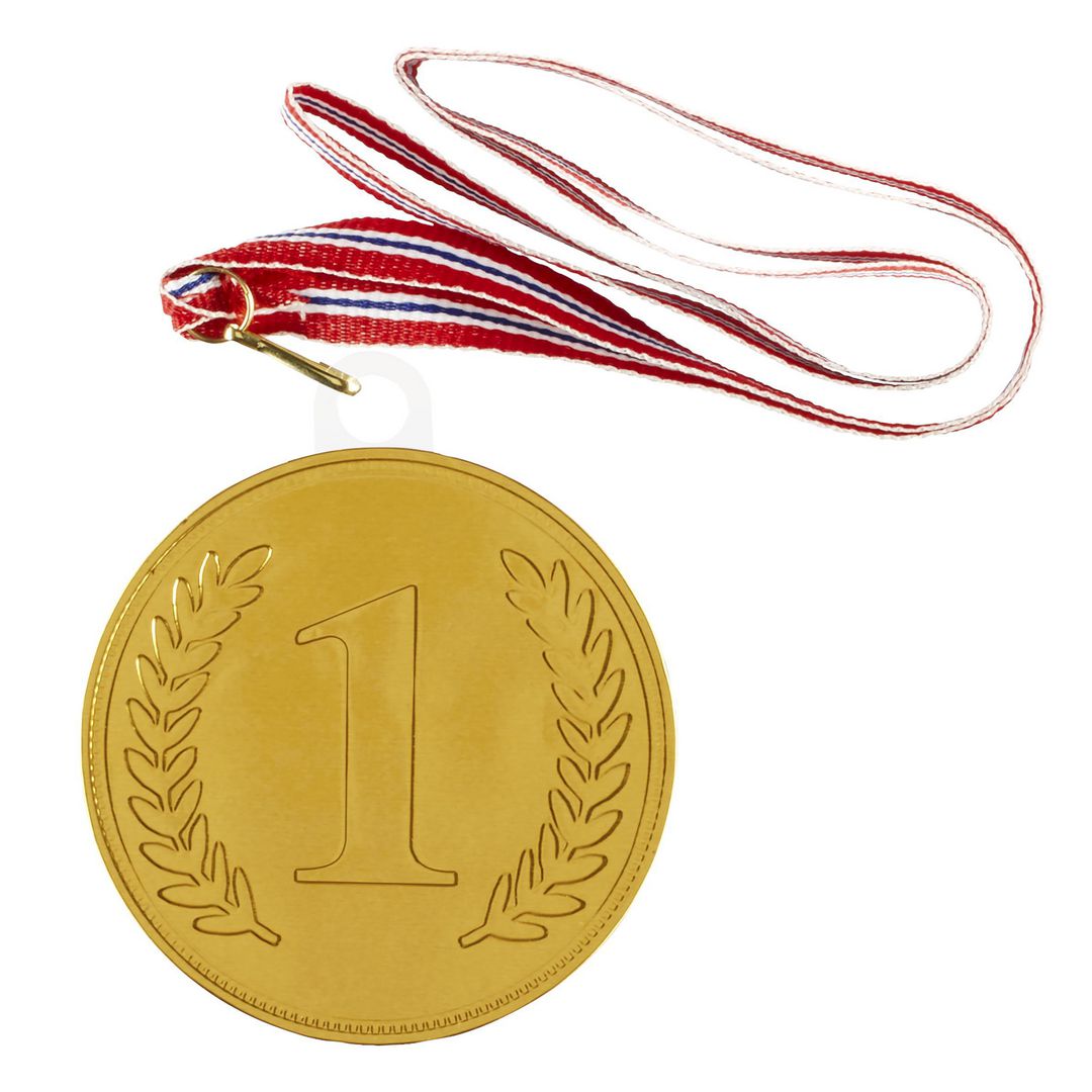 Sjokolademedalje med snor 10