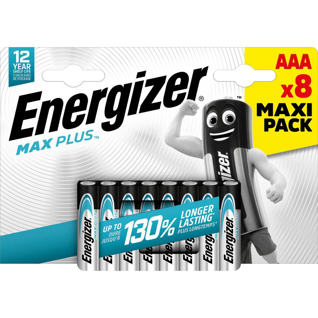 Batteri ENERGIZER Max Plus AAA 8