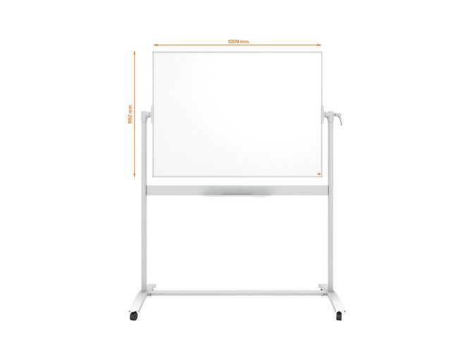 Whiteboard NOBO Vendbar lakkert 90x120cm