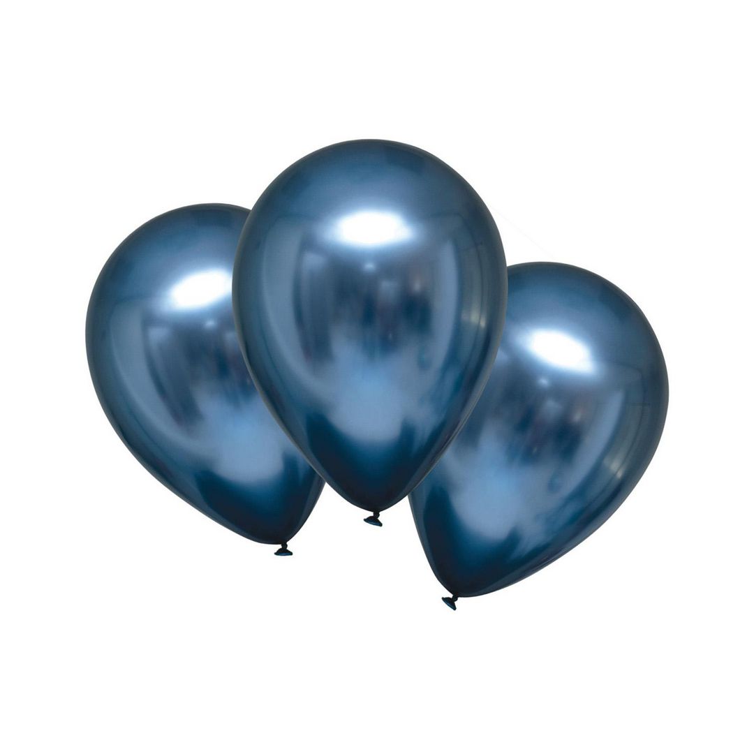 Ballong AMSCAN satin blå (6)