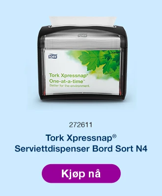 Serviettdispenser TORK N4 bord sort