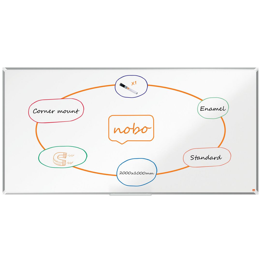 Whiteboard NOBO PremiumP emalje 100x200cm
