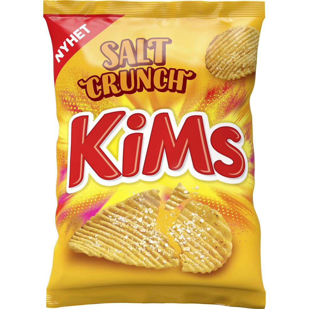 Potetgull Kims Salt Crunch 30g