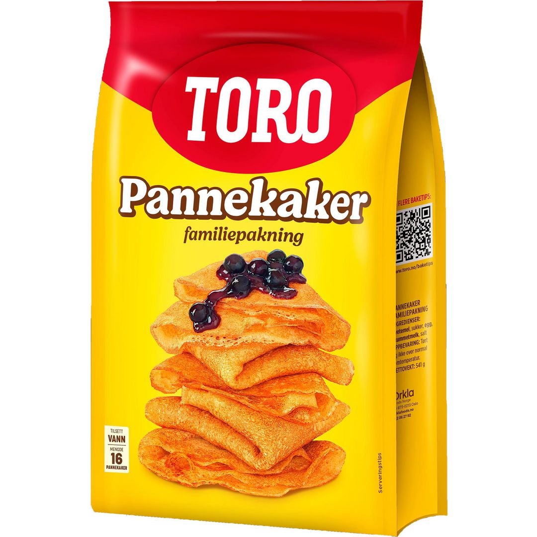 Kjøp Bakemiks TORO Pannekaker 541g
