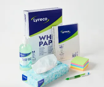 Bilde av ett hjemmekontor med en stol sentralt plassert