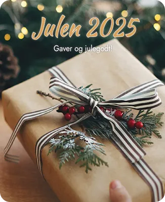 En pakke under ett juletre