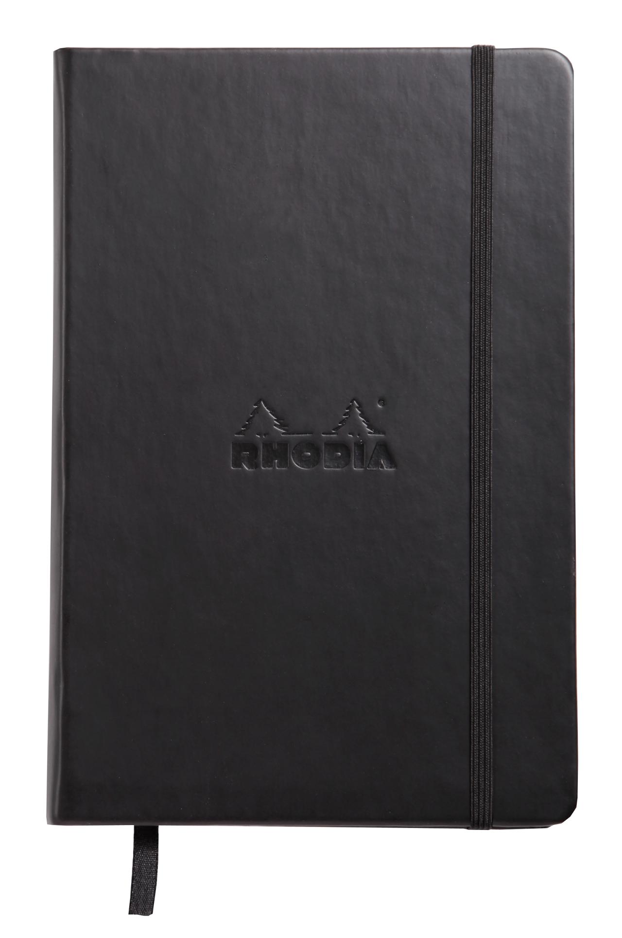Notatbok RHODIA A5 192s 90g blank sort