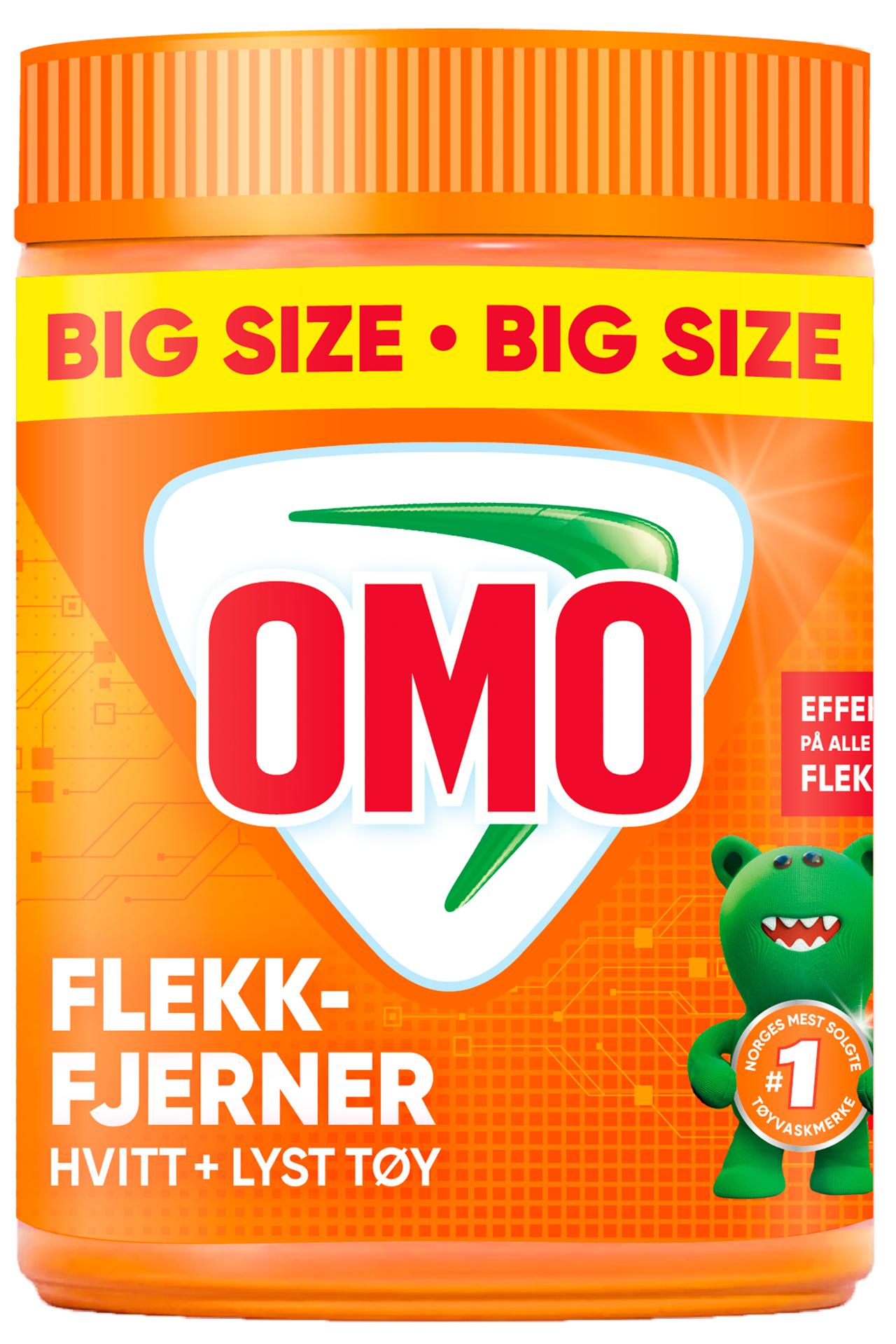 Flekkfjerner OMO Hvitt Pulver 900gr