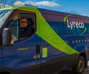 En Lyreco varebil