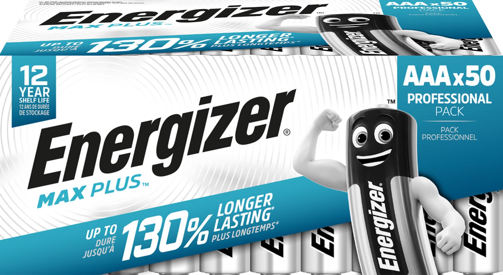 Batteri Energizer® Max Plus AAA 50