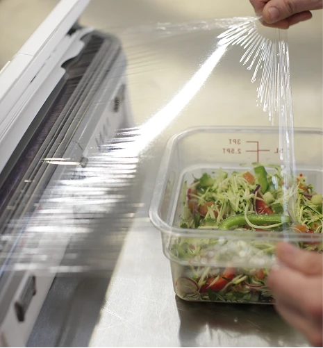 Plastfolie dispenser i kjokken