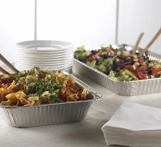 Matservering med folie