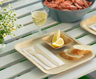 Papptallerkener til enkel servering