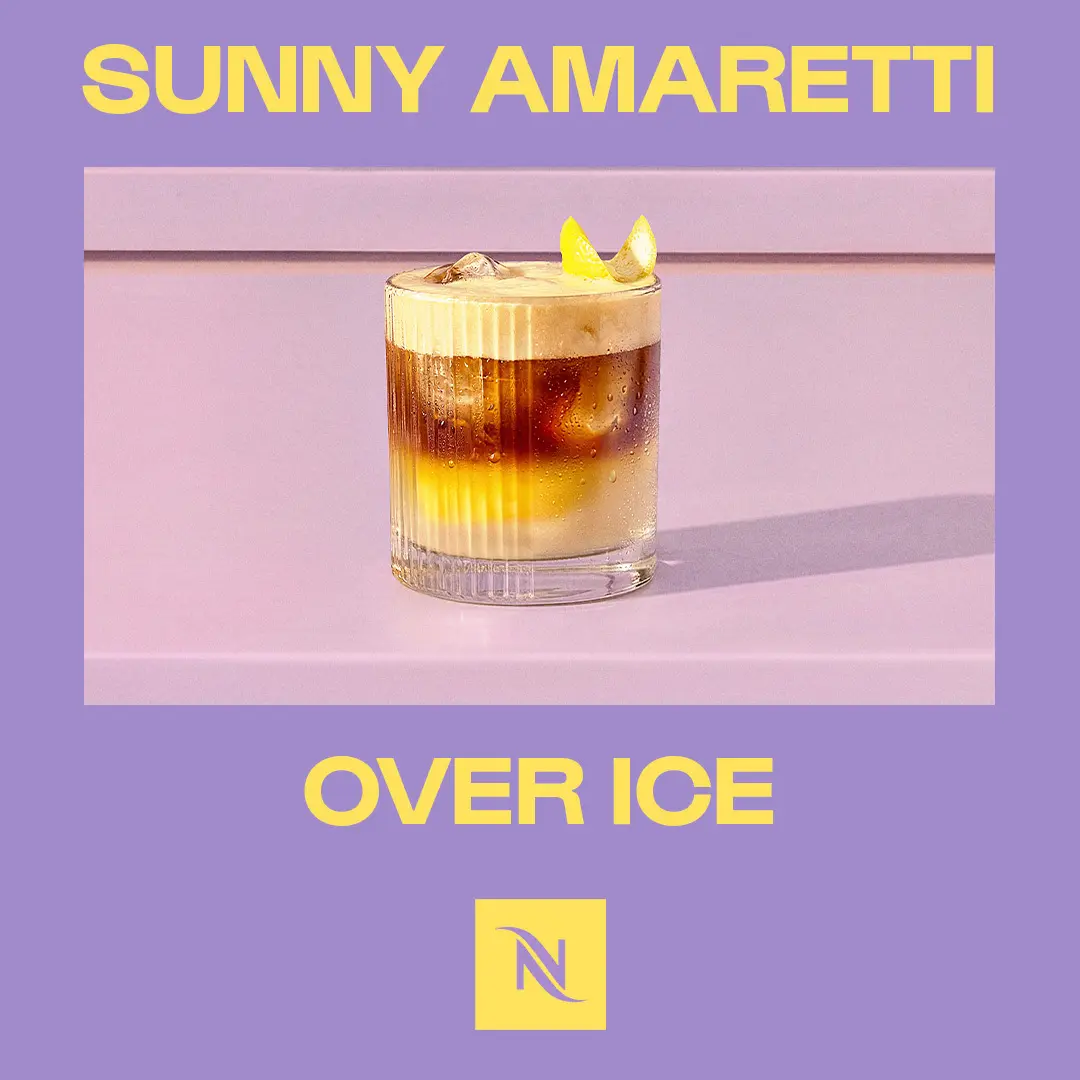 Sunny Amaretti Over Ice