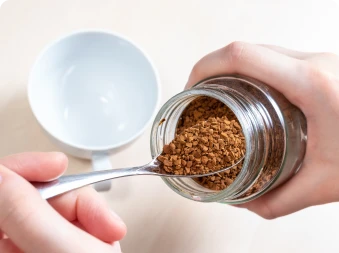 Bilde av pulverkaffe
