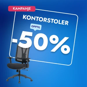 Kampanje: Opptil 50% på kontorstoler
