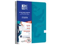 Notatbok OXFORD Touch A4+ 90g rut turkis Image