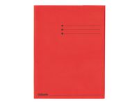 Klaffmappe ESSELTE A4 krt 3 klaff rød Image