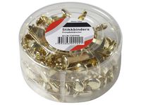 Stikkbinders 25mm messing (100) Image