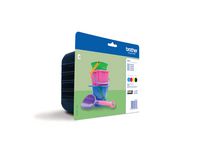 Blekk BROTHER LC221 Value sort+CMY (4) Image