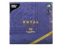 Serviett PAPSTAR RC 40cm blåmønstr (50) Image