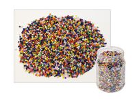 Glassperler PLAYBOX ass. farger 500g Image