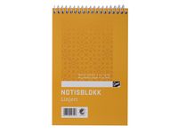 Notisblokk EMO 9x14cm 60g 50bl linj spir Image