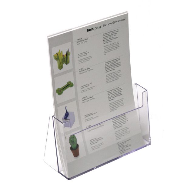 Brosjyreholder HELIT A4 klar produktbilde