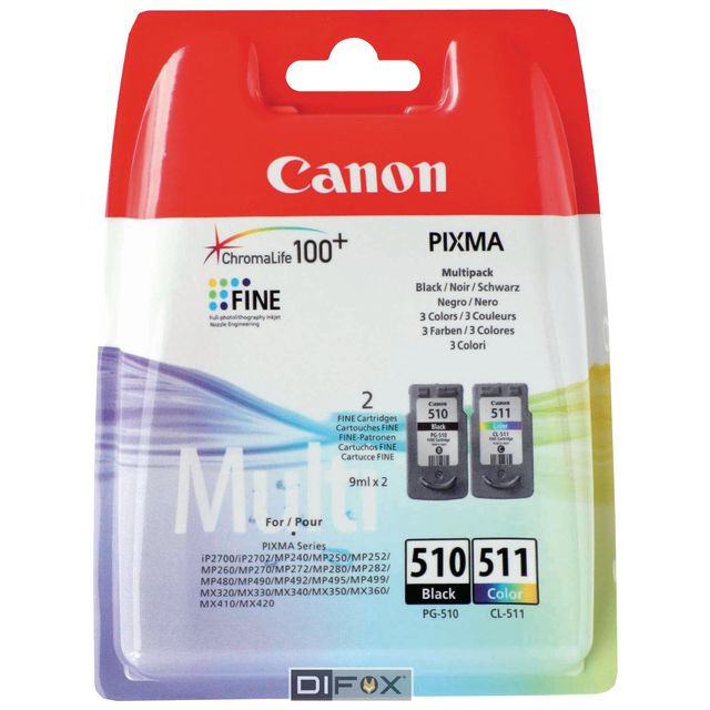 Blekk CANON PG-510/CL511 Twinpack (2) produktbilde