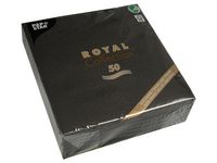 Serviett PAPSTAR RC 40x40 cm sort (50) Image