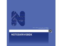 Noteskrivebok EMO 20x21cm 16blad6 linjer Image