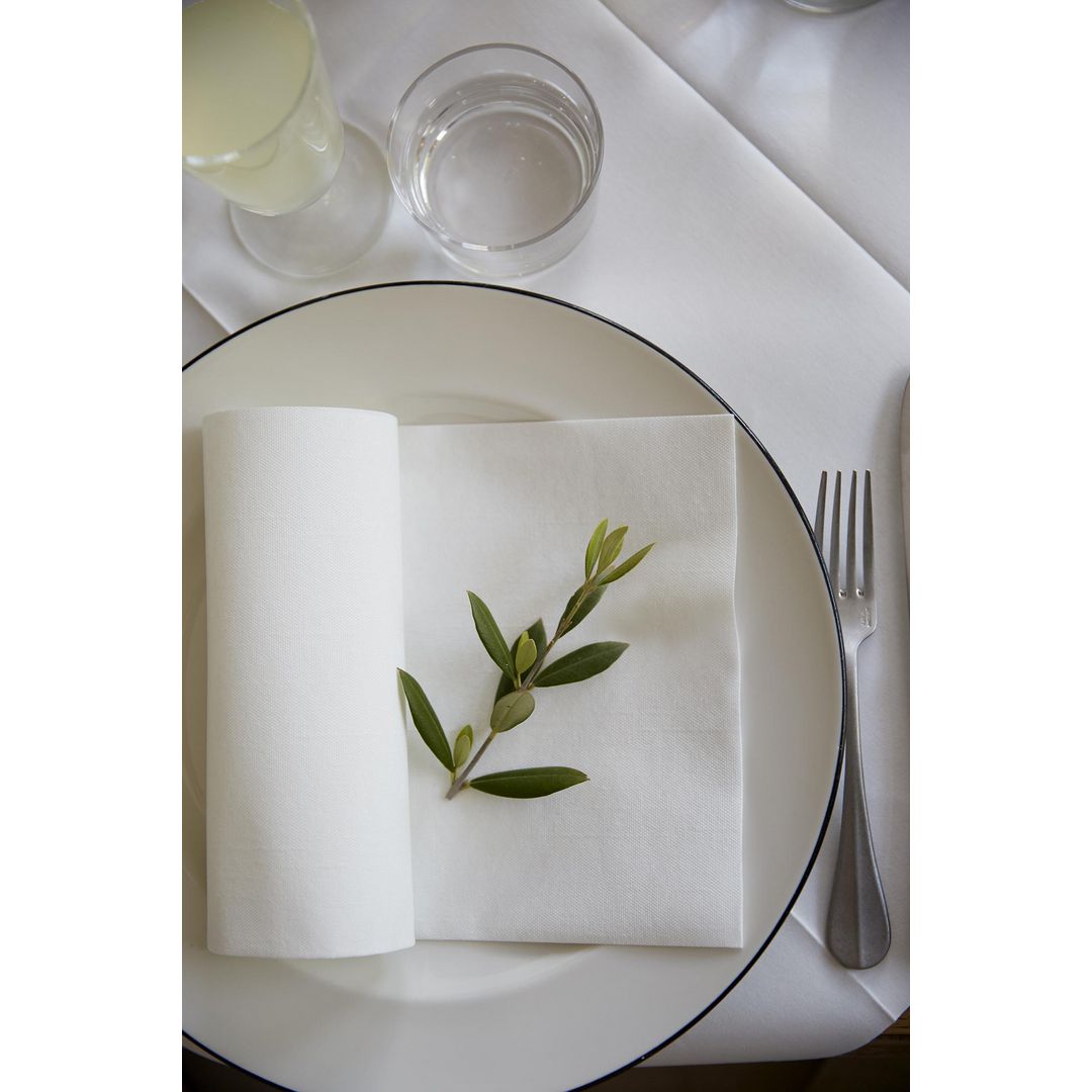 Serviett DUNILIN 40cm Hvit (45) produktbilde