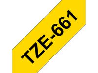 Tape BROTHER TZe-661 36mmx8m sort/gul Image