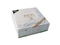 Serviett PAPSTAR RC 40cm Megan sølv (50) Image