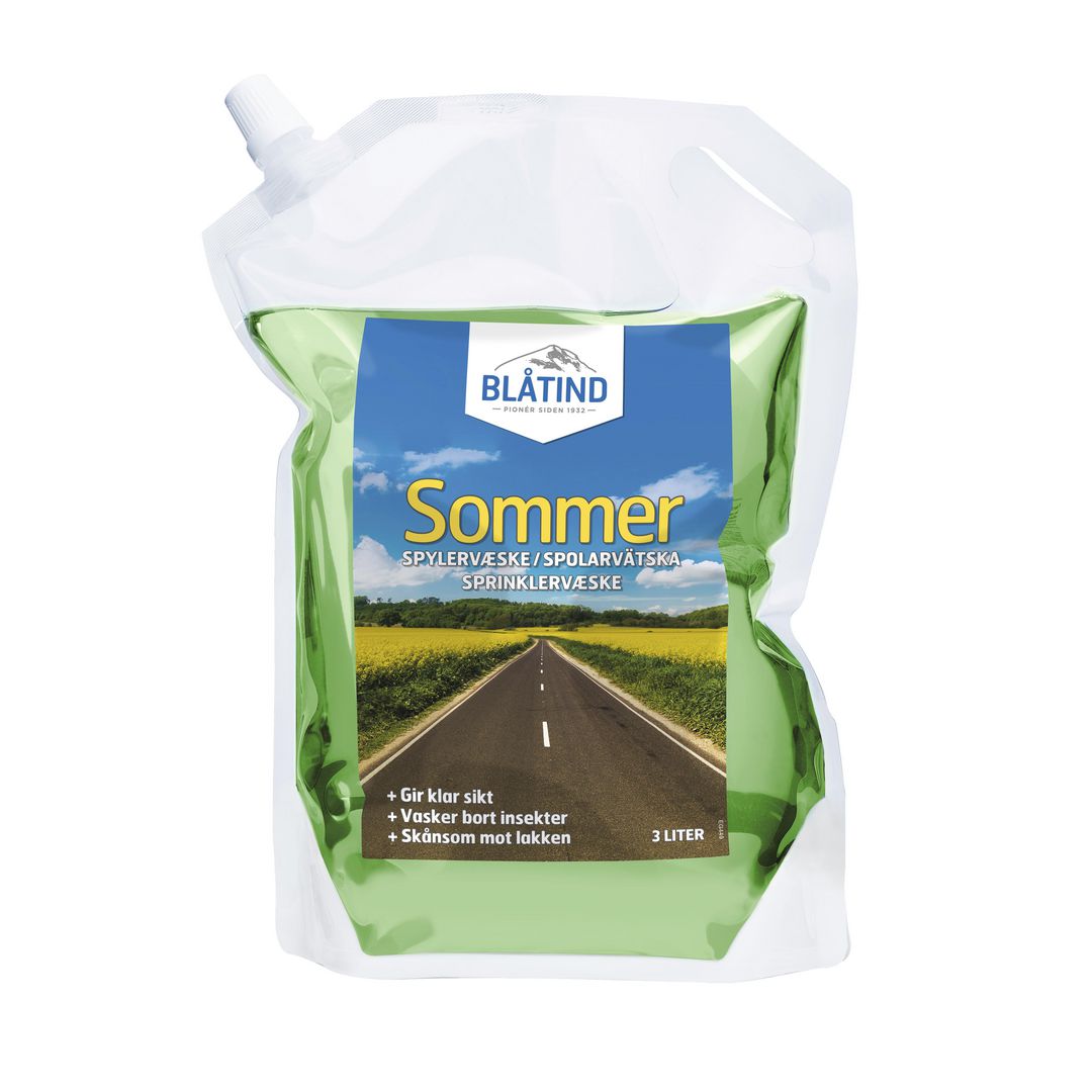 Spylervæske BLÅTIND sommer 3L produktbilde