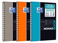 Notatbok OXFORD Nomad B5 linjer ass Image