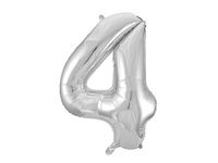 Ballong JOKER folie 86cm tall 4 sølv Image