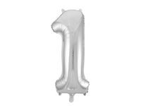 Ballong JOKER folie 86cm tall 1 sølv Image