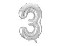 Ballong JOKER folie 86cm tall 3 sølv Image