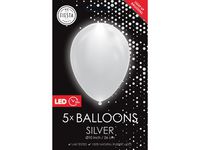 Ballonger LED sølv (5) Image