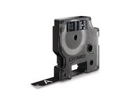 Tape DYMO D1 12mm x 3m hvit/sort Image