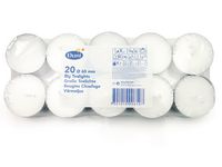 Telys DUNI 60mm 10t brenntid hvit (20) Image