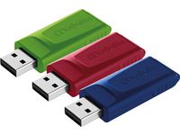 Minne VERBATIM USB 2.0 16GB R/B/G (3) Image