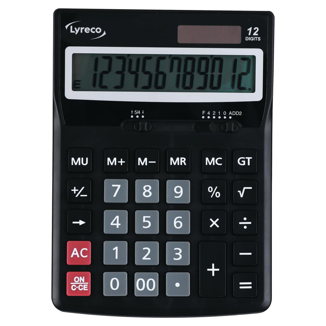 Bordregner LYRECO Office Premium sort produktbilde