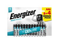 Batteri ENERGIZER Max Plus AAA (12) Image