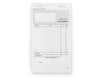 Kvitteringsblokk EMO 10,2x15 2ex selvkop Image