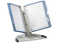 Bordstativ TARIFOLD T-office blå lommer Image