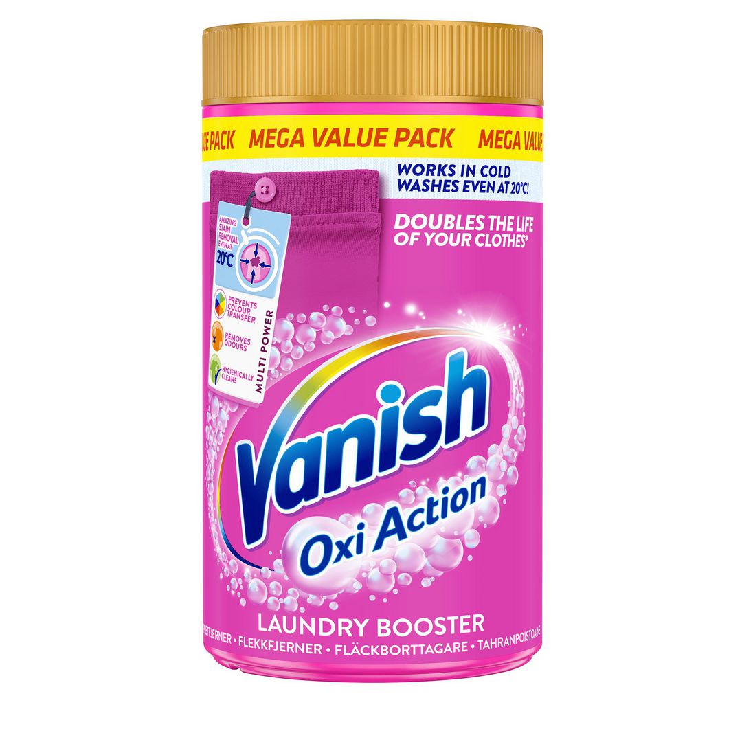 Flekkfjerner VANISH Pink Powder 1,5kg produktbilde