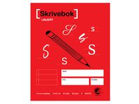 Skrivebok 17x21 80g 24bl 10mm linj m.lin Image